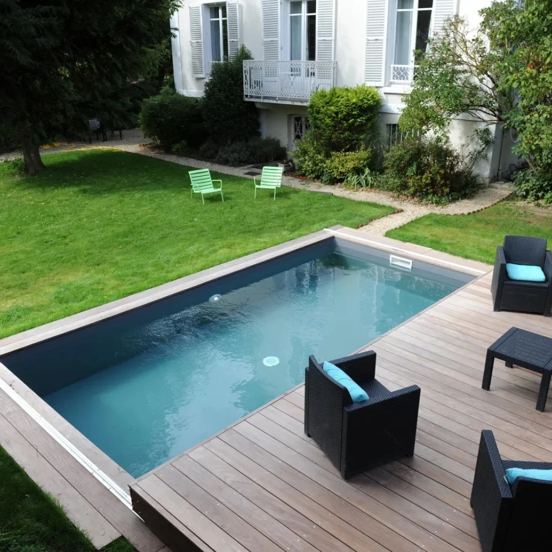 Раздвижная терраса для бассейна в Твери